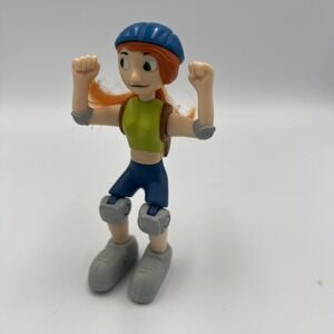 2003 In-Line Skate Kim 4.25" McDonald's Action Figure #2 Disney Kim Possible